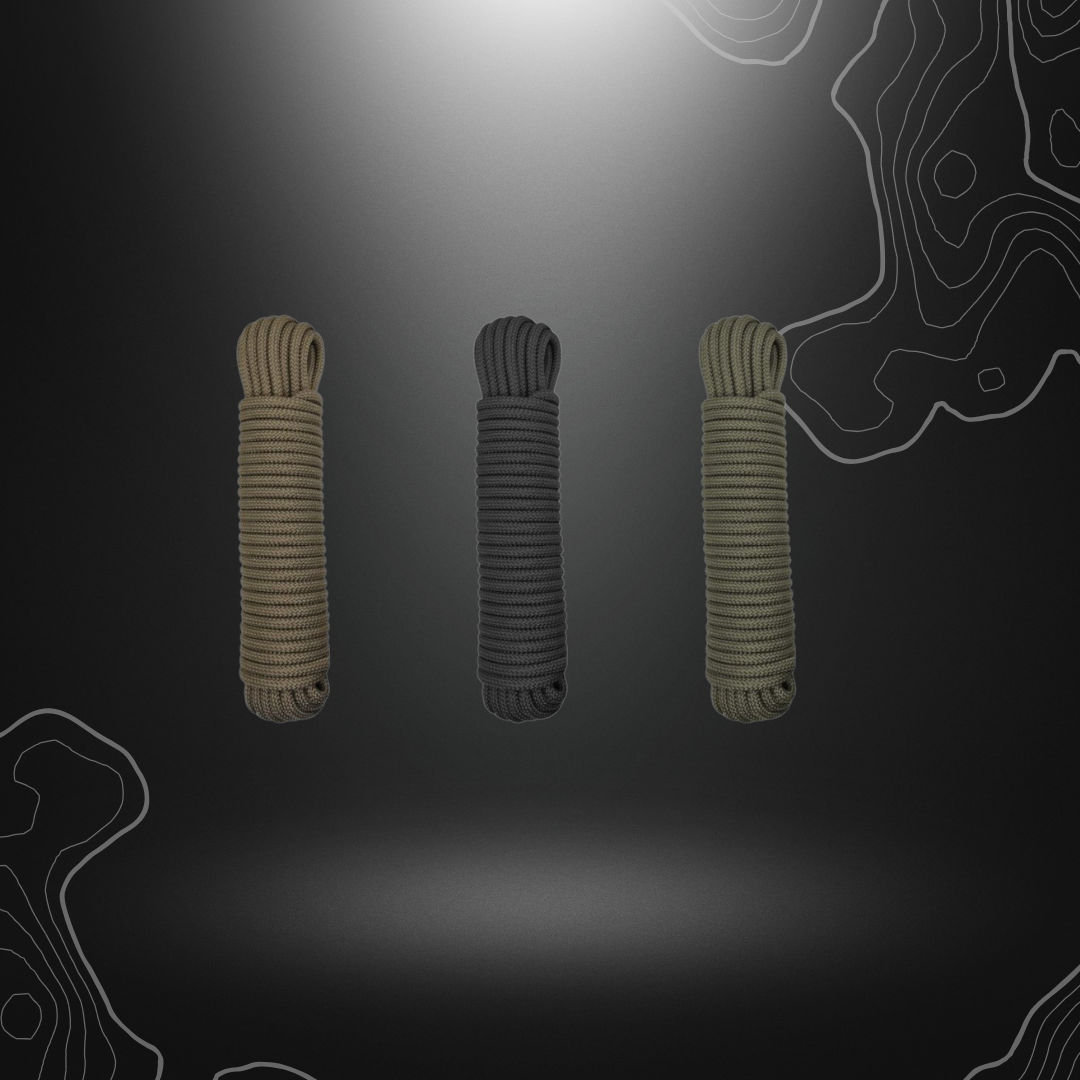 Paracorde EXPÉDITION L. 15m x Ø 7mm de A10 EQUIPMENT, accessoire multi-usages résistant et léger pour bivouacs et missions terrain