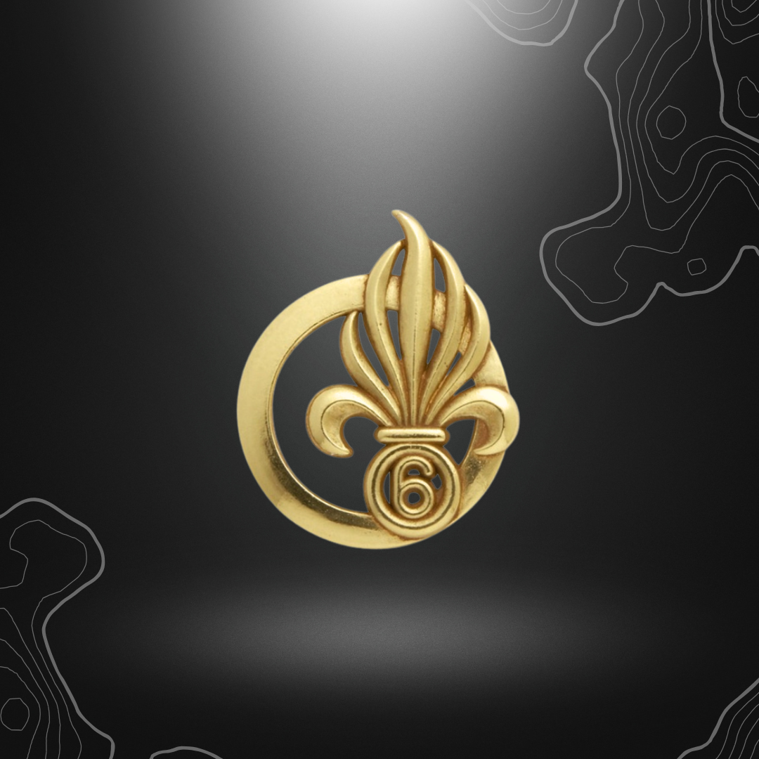Alt tag de l'insigne doré du béret de la Légion 6e R.E.G