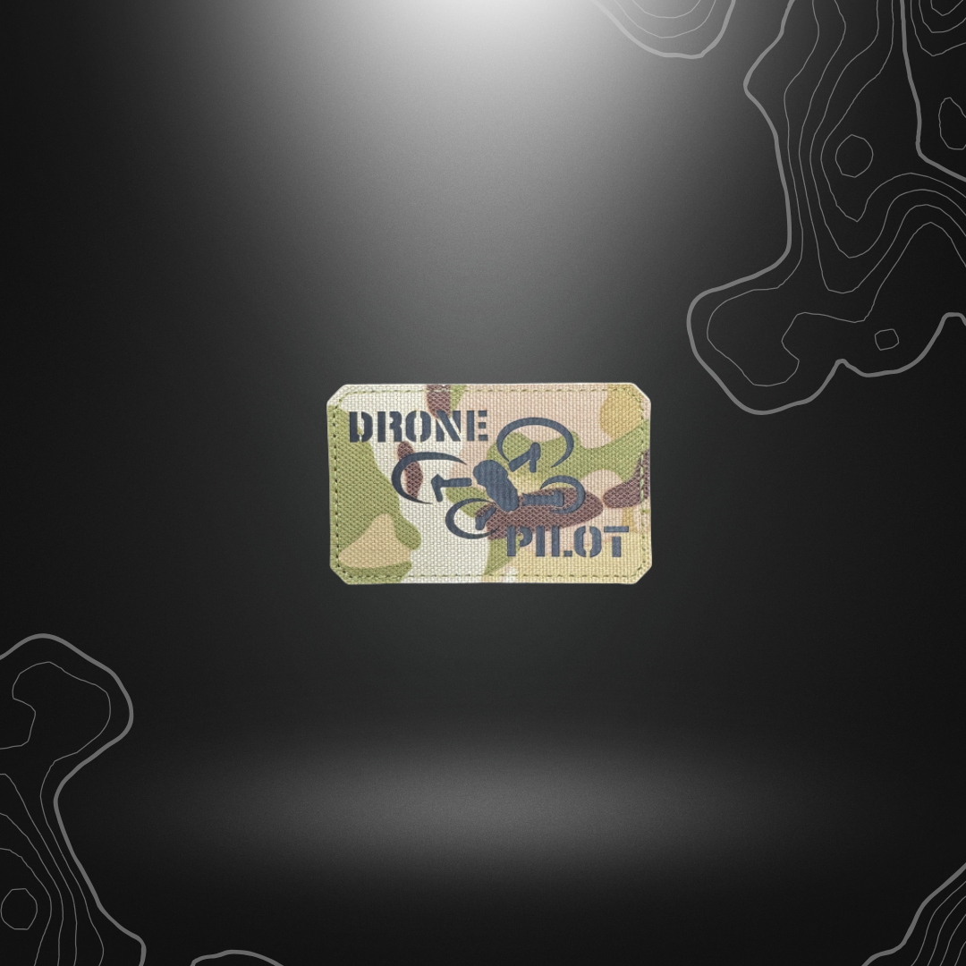 Patch de drone pilote en multicam pour uniforme militaire
