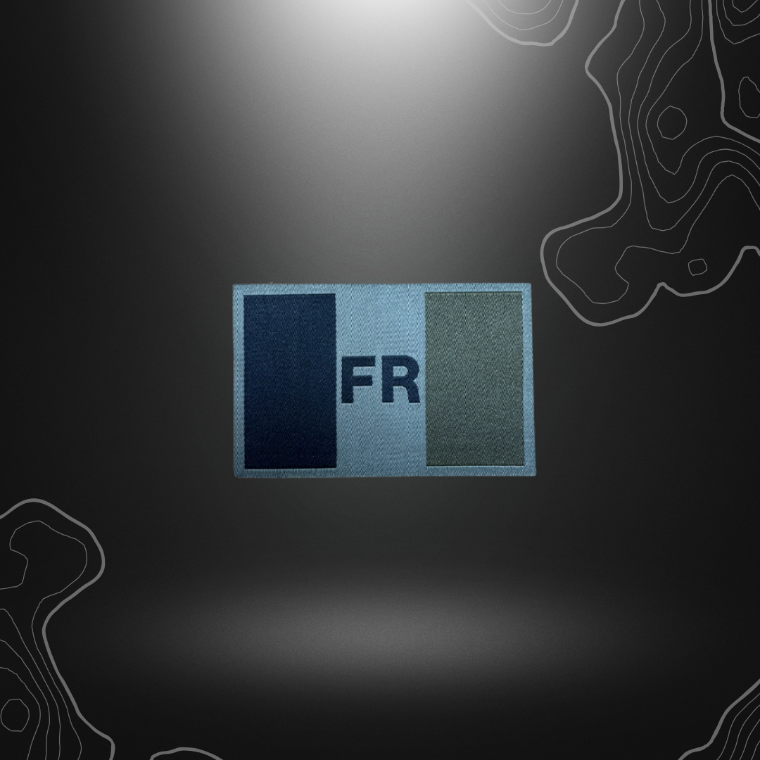 Patch de tissu vert Basse Visu de la marque France Tissu BV