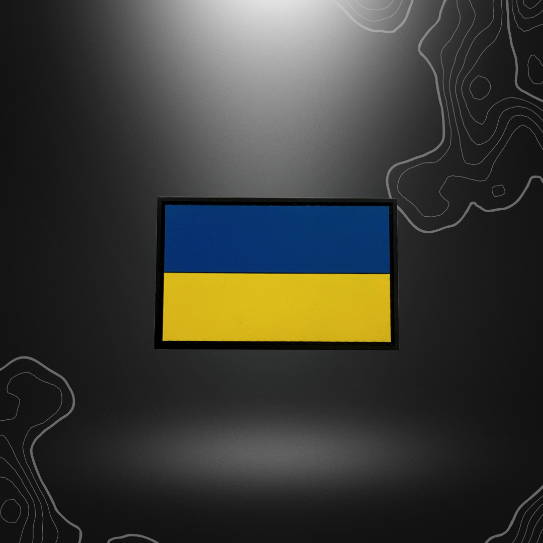Patch en PVC du drapeau ukrainien