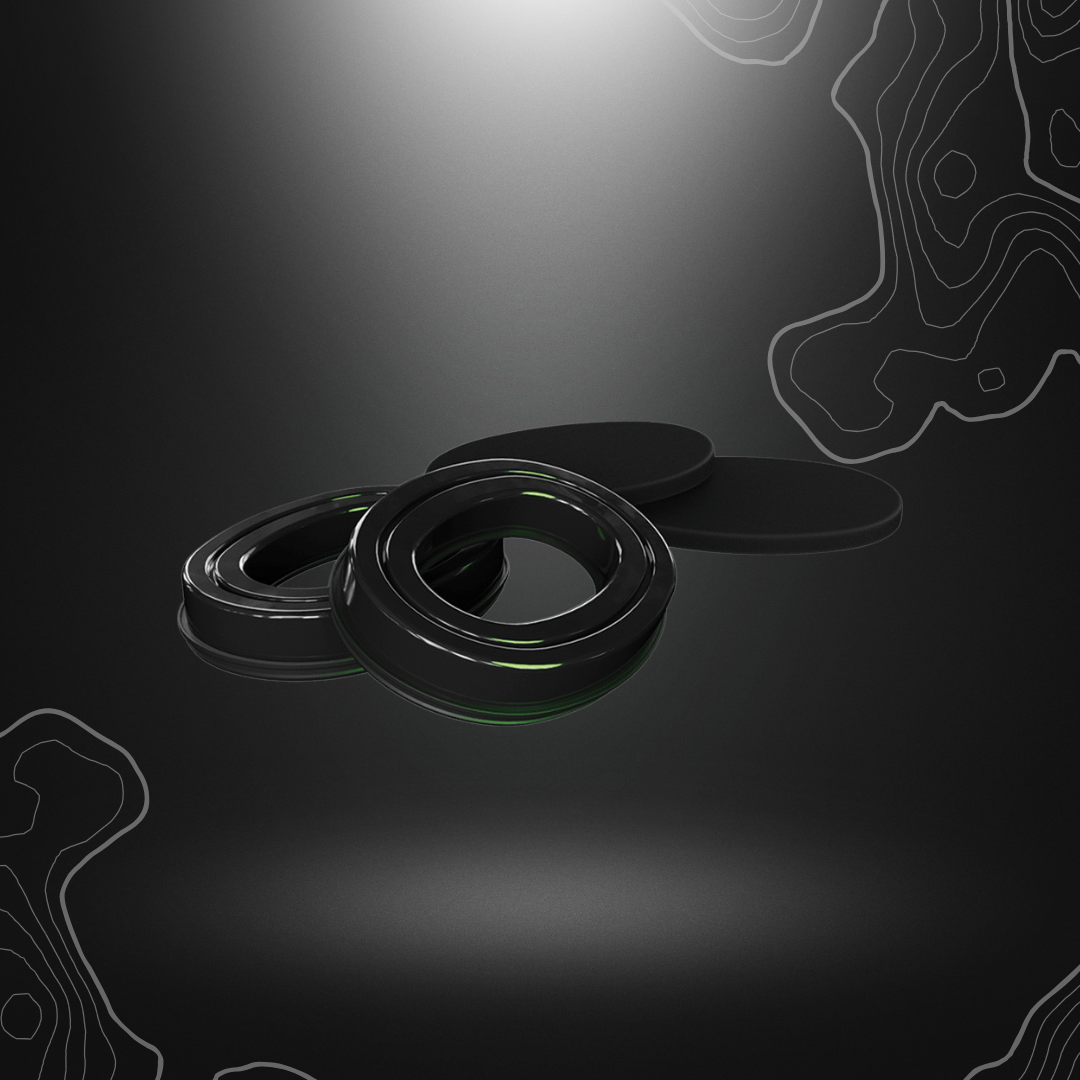 Kit d'hygiène en gel silicone pour casques anti-bruit Supreme T2/X2 BT de Sordin contenant deux anneaux d'hygiène et deux coussinets de réduction de bruit