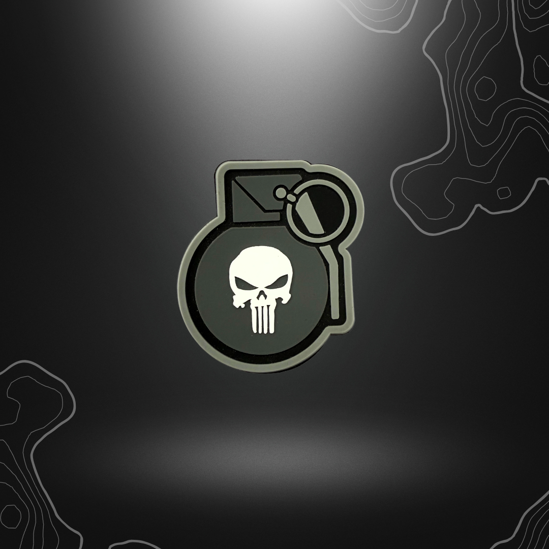 Patch en PVC à l'effigie de la Bombe Punisher