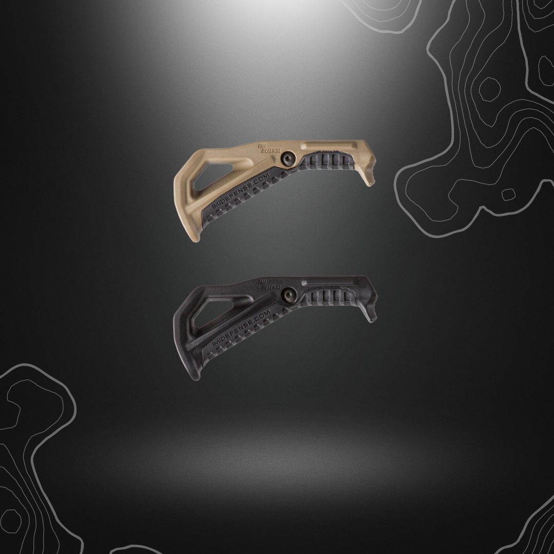 Poignée avant FSG2 Front Support Grip d'IMI Defense, améliorée et ergonomique pour un meilleur contrôle du fusil