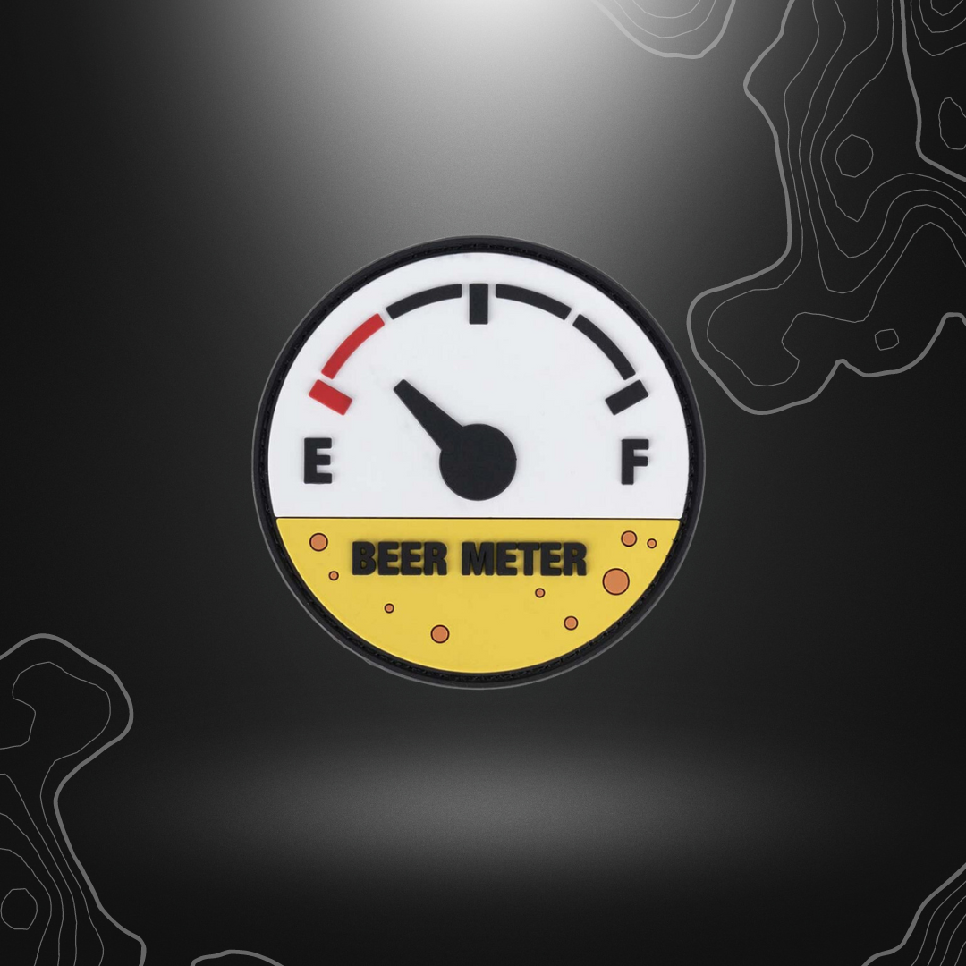 Patch Beer Meter PVC - Accessoire de mesure de bière