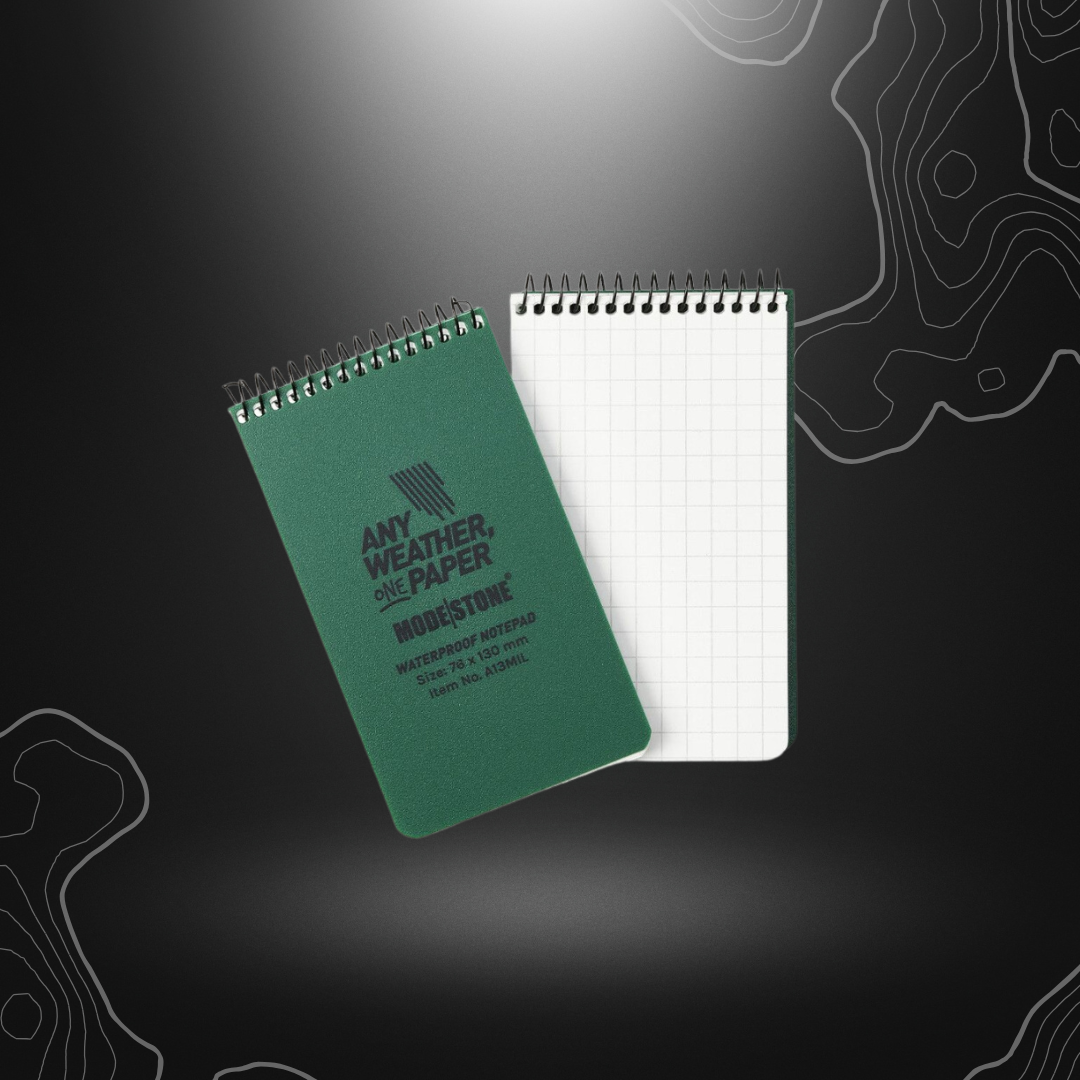 CARNET ETANCHE 100 PAGES 76x130CM VERT OLIVE | MODE STONE