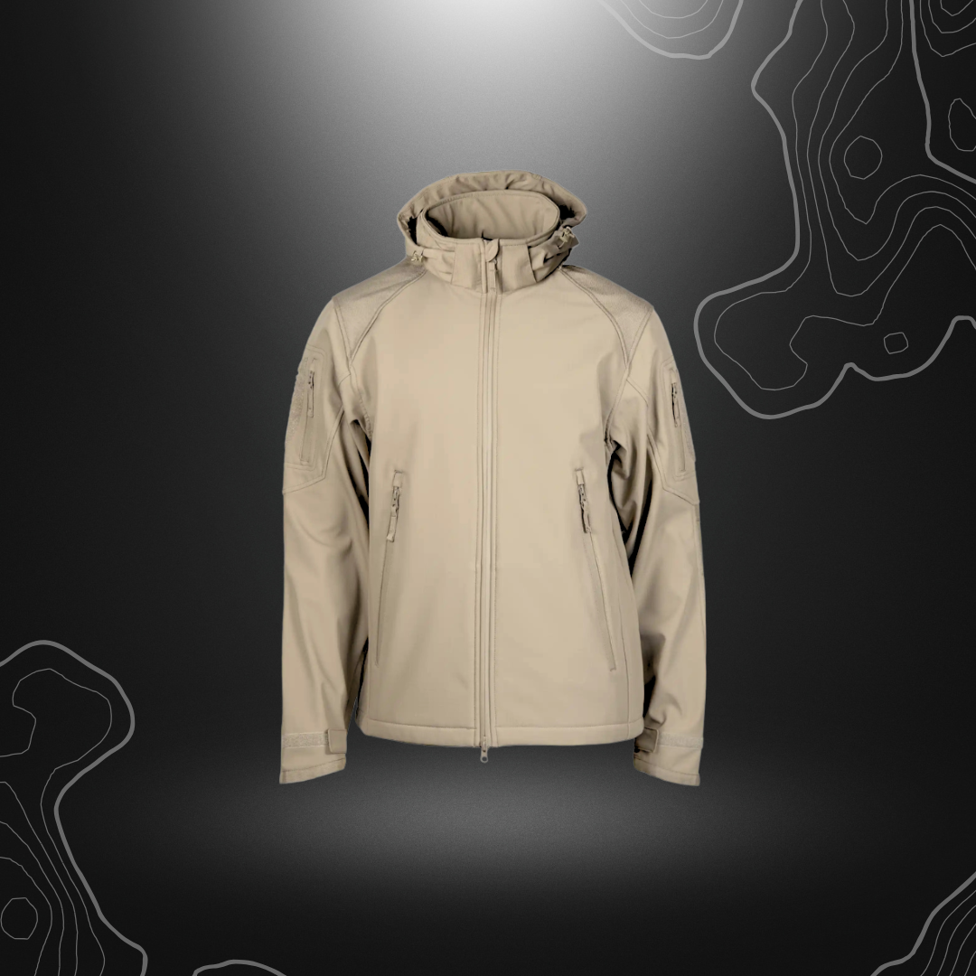 Veste technique Softshell Ripstop Coyote GK DUTYCALL pour professionnels exigeants