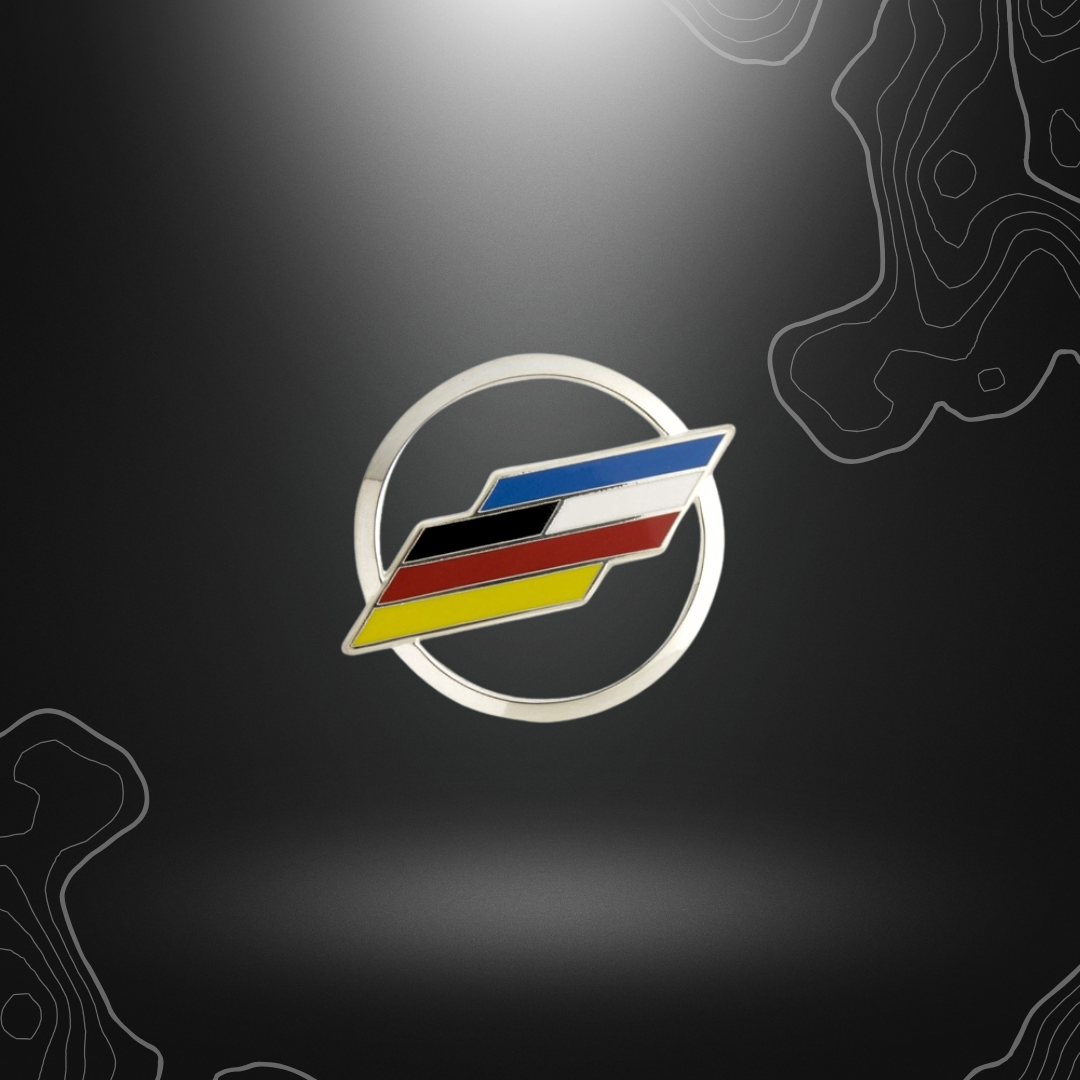 Logo argenté BFA pour béret