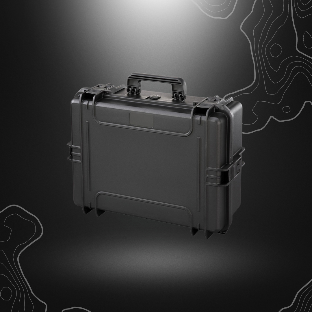 Valise de transport étanche MAX505S noire résistante aux chocs et à l'eau, avec mousses prédécoupées pour protection optimale de l'équipement