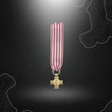 Alt tag pour une médaille de réduction de la Croix du Combattant sans barrette