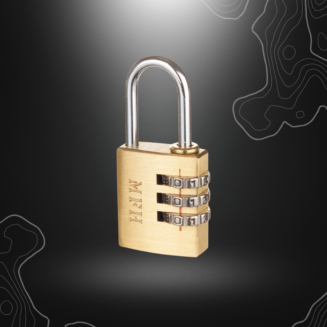 Cadenas métallique à combinaison MFH de dimensions 5.5 x 2.5 cm