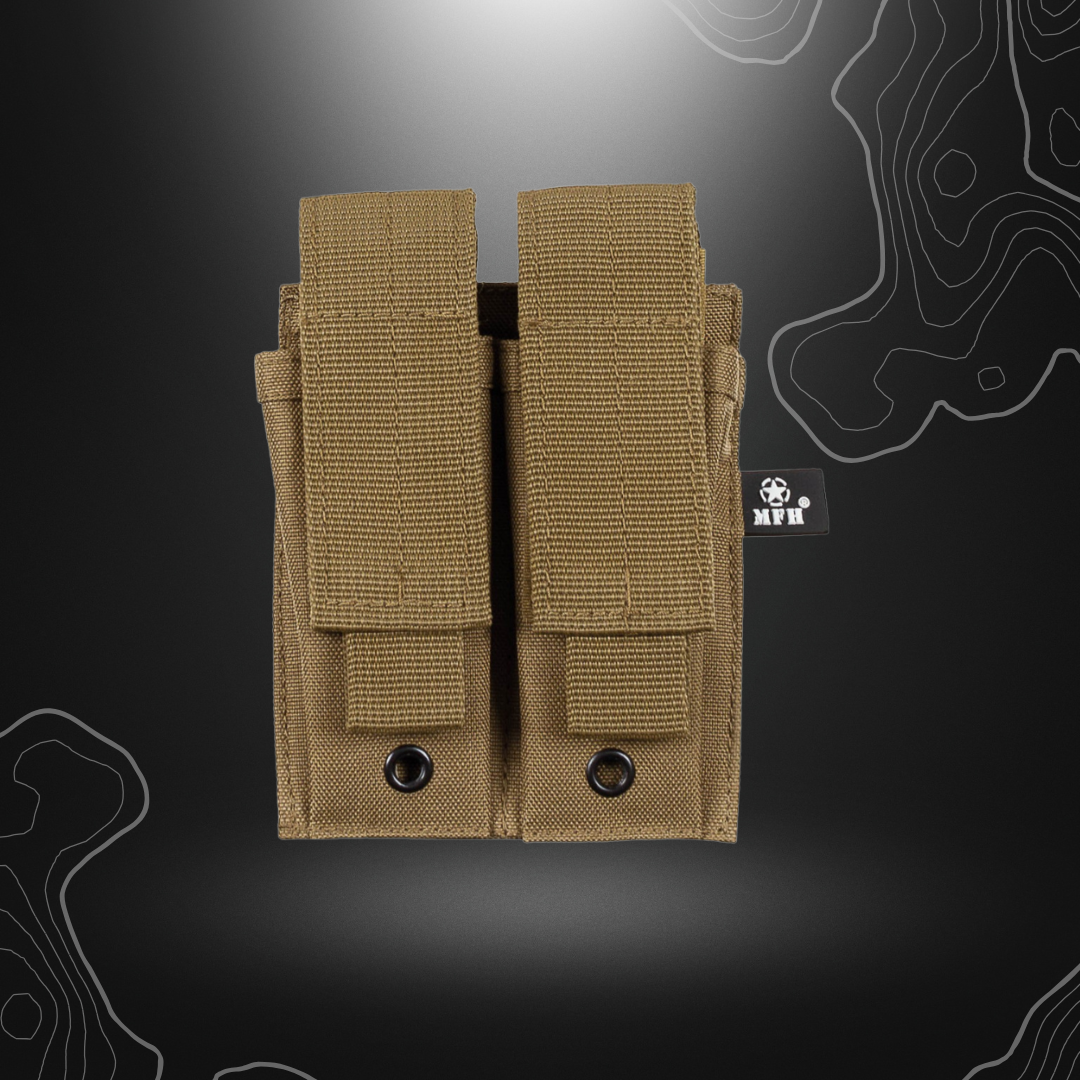 PORTE CHARGEURS DOUBLE PA TAN | MFH