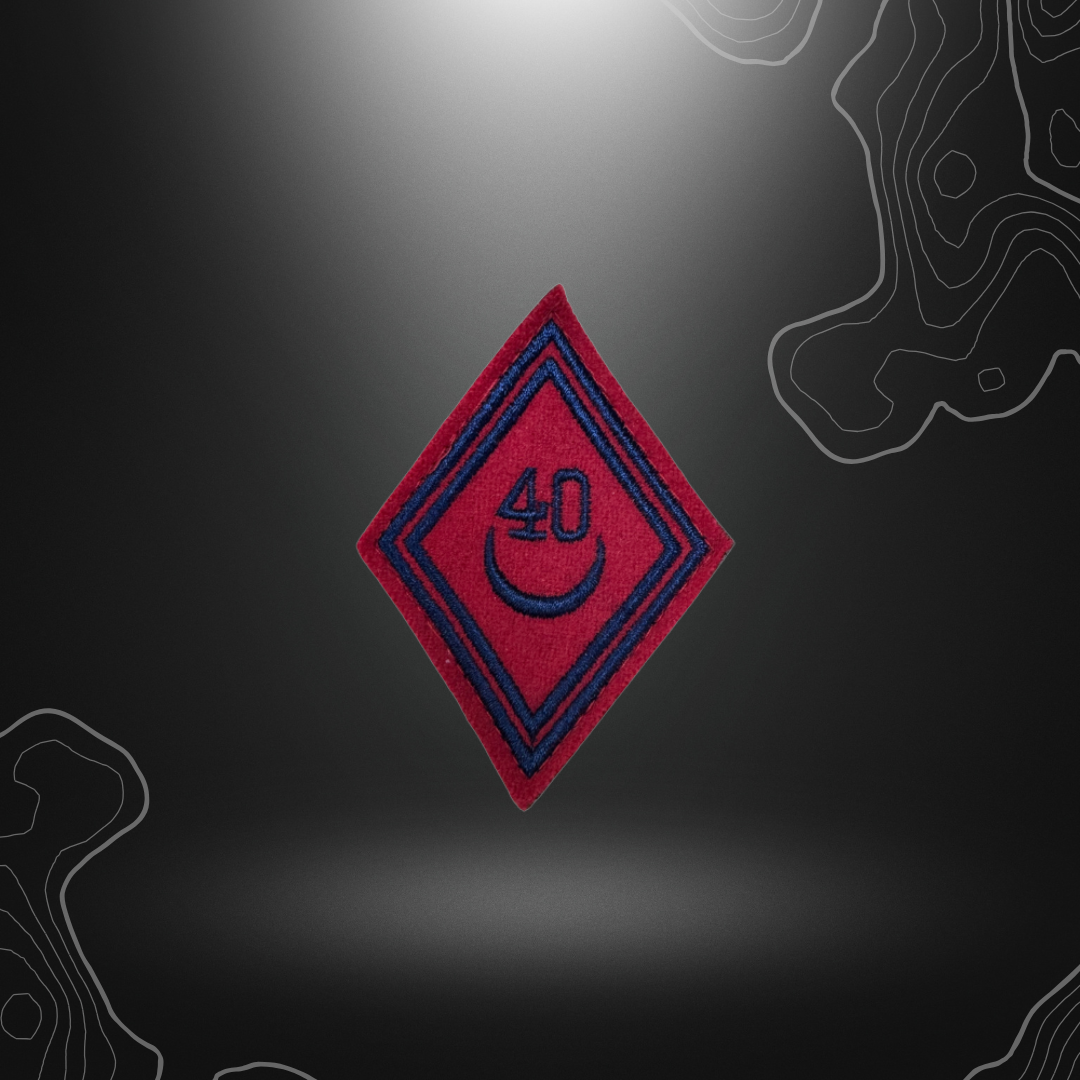 PATCH LOSANGE D'ARME 40 RA