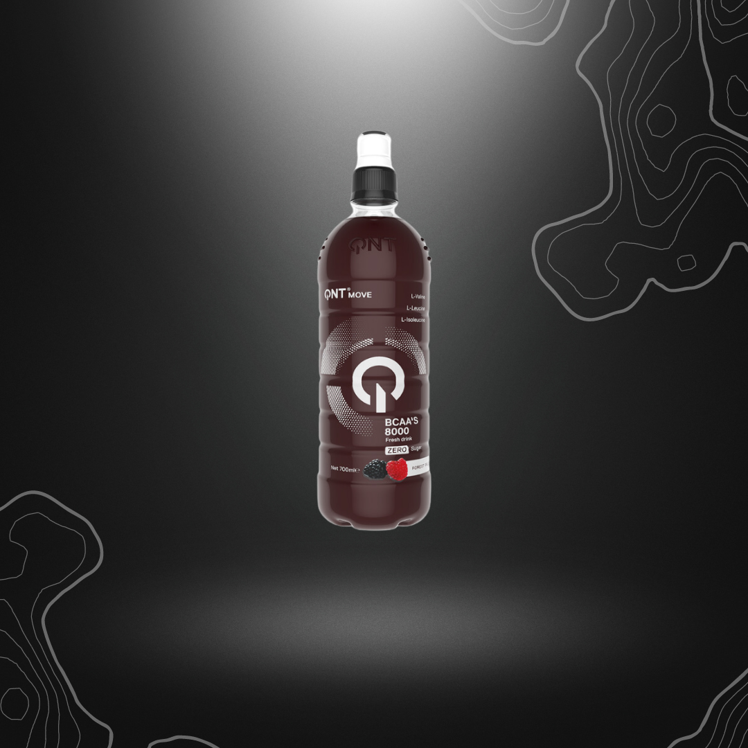 BCAA 8000 Forest Fruit 700ml de QNT pour la récupération musculaire et l'hydratation