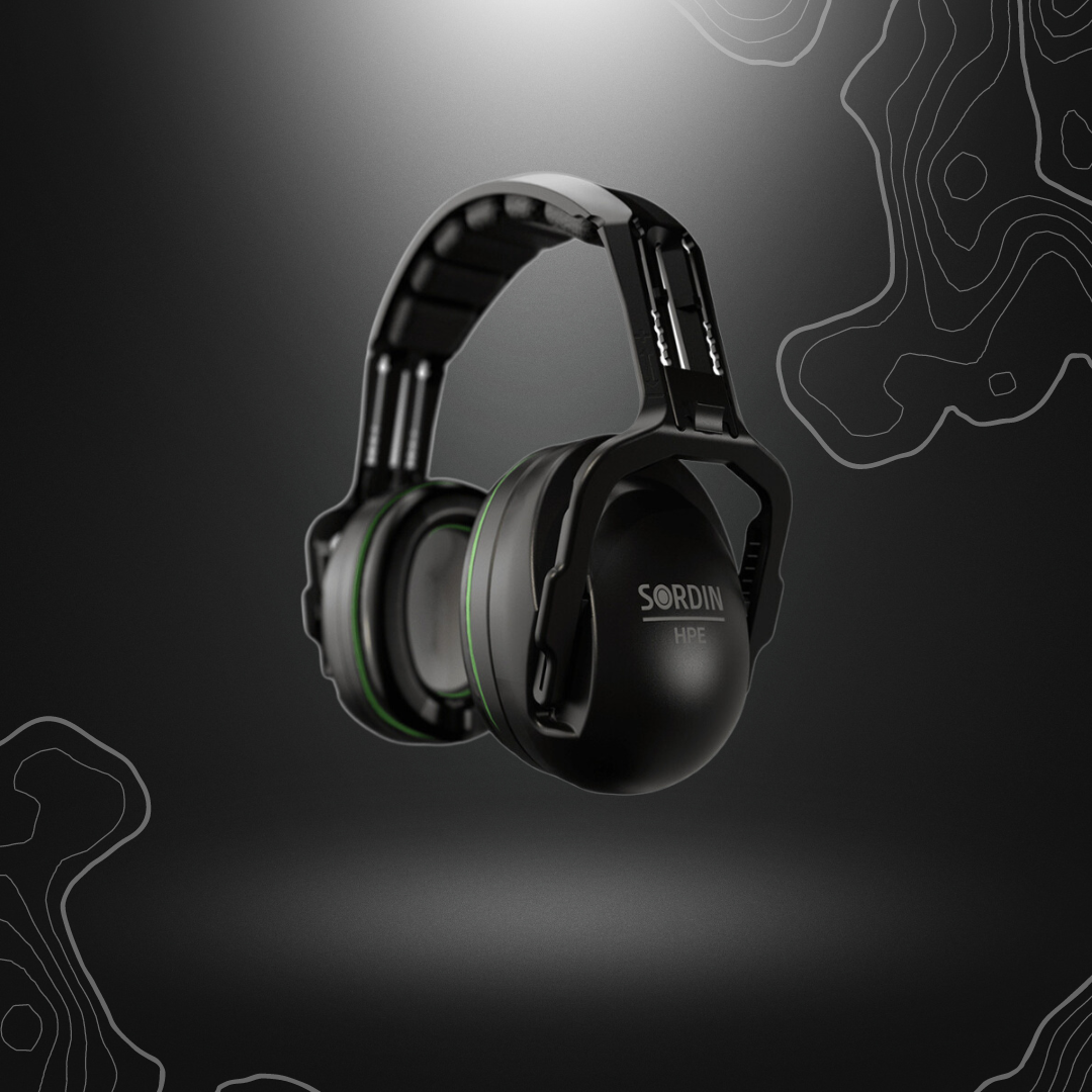 Casque anti-bruit Classic HPE SNR de MSA Sordin, noir, avec atténuation optimale du bruit et confort maximal grâce à son serre-tête réglable et ses coquilles en ABS.