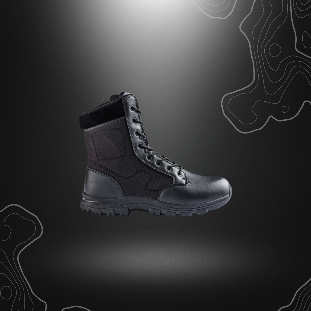 Chaussures SÉCU-ONE 8 de A10 EQUIPMENT conçues pour les professionnels de la sécurité avec semelles GRIP-URBAN et ERGO-SOFT pour une adhérence et un confort