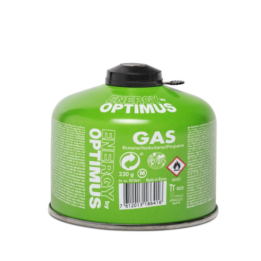 Cartouche de gaz Optimus Energy 230g pour réchauds de camping et randonnée