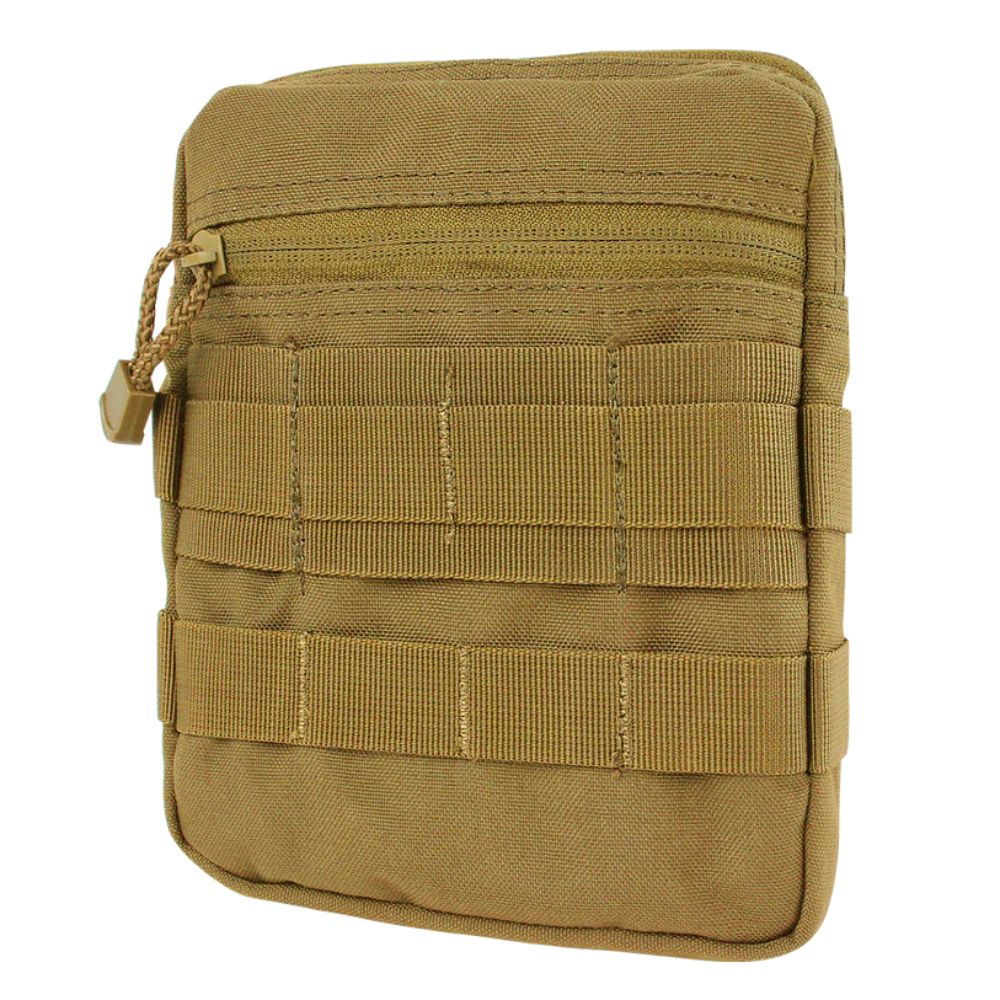Poche MOLLE MA67-498 Tan de Condor Outdoor avec compartiment principal zippé, poche extérieure zippée et sangles modulaires
