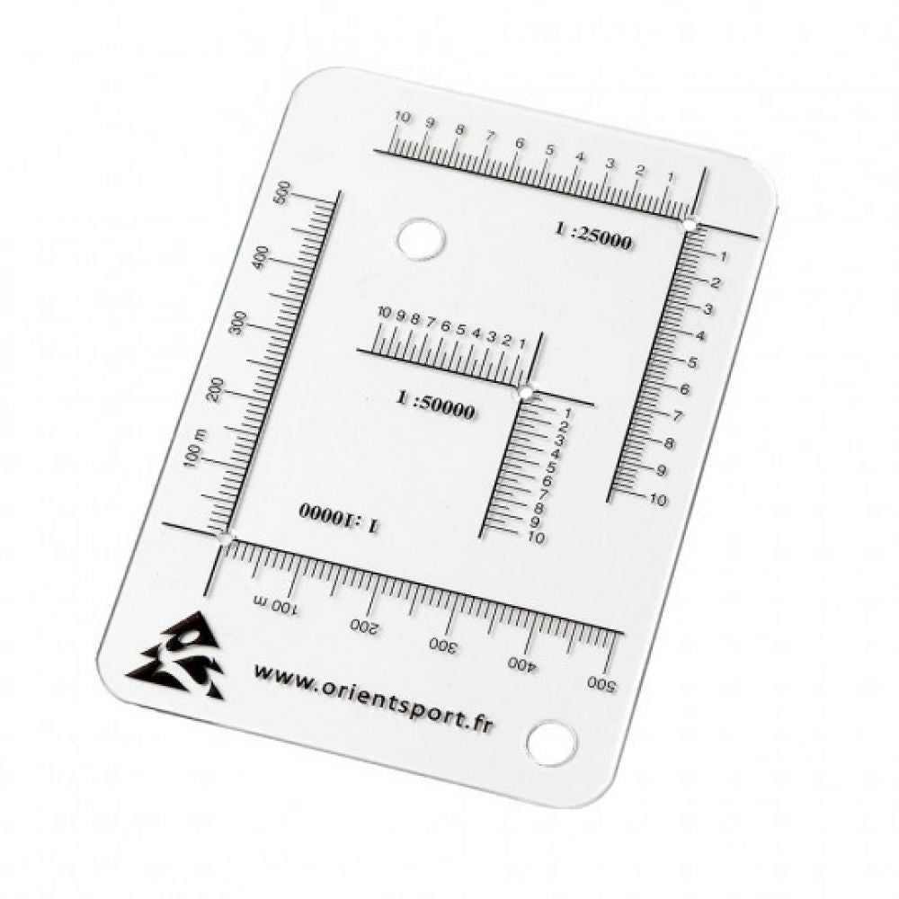 Transparent UTM point report square with rounded edges and marking positions templates from Orientsport