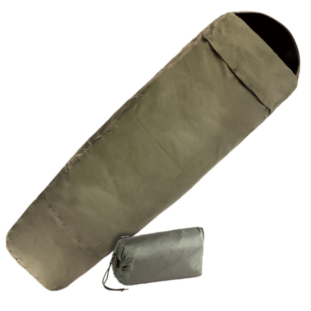 Sac de couchage étanche Gore-Tex vert olive de Mil-Tec avec trois couches de tissu, imperméable et respirant
