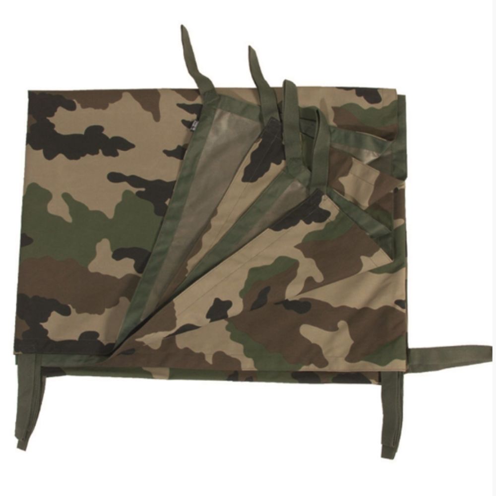 Balise alt : Bâche de terrain MIL-TEC 3x2m en polyester Oxford recouvert de polyuréthane, résistante à l'eau, légère et multi-usage pour camping et protection extérie