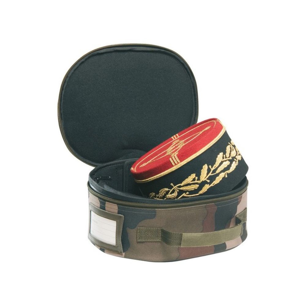 Porte képi en toile polyester 600 deniers imperméable avec poignée et poche intérieure, coloris camouflage CE - DMB Product