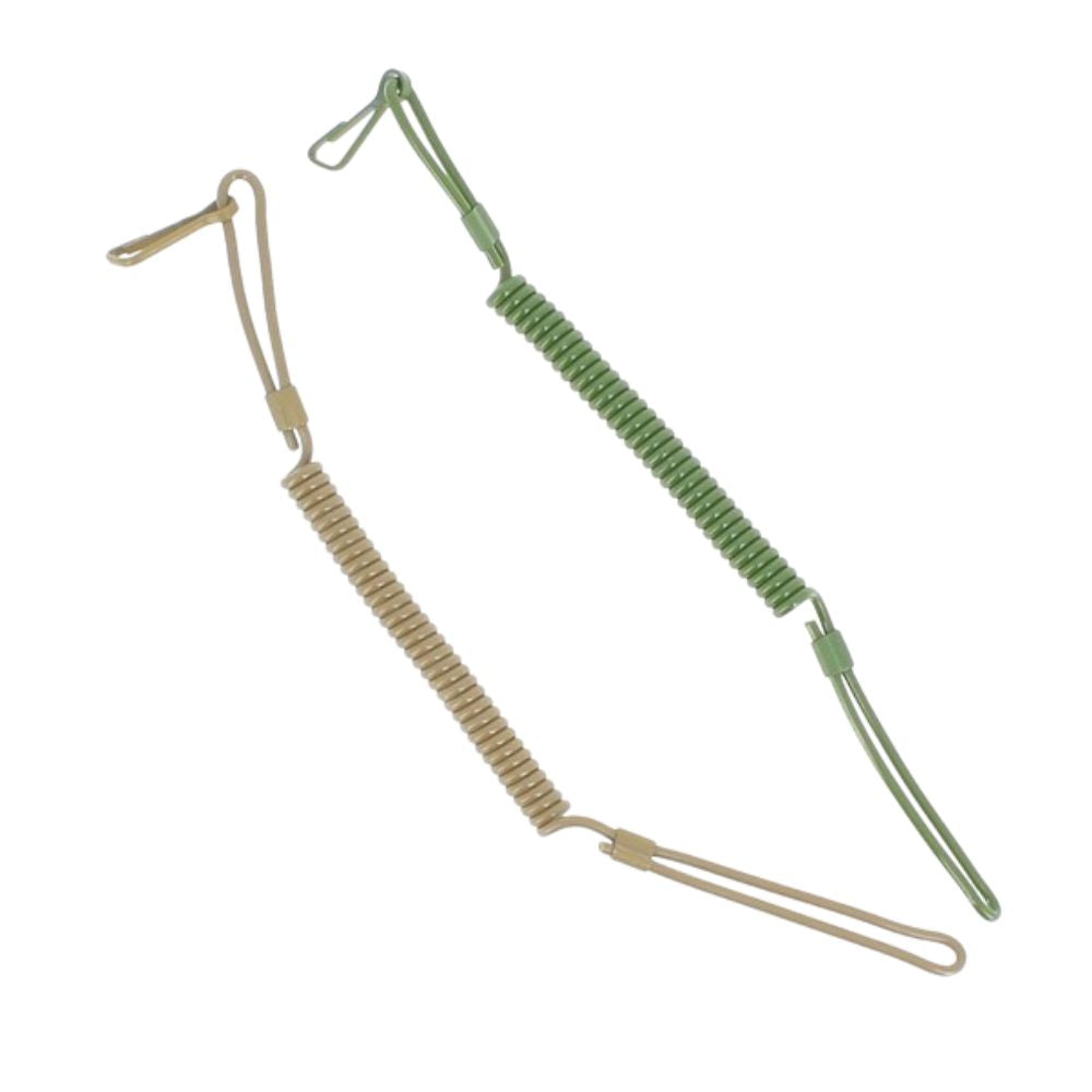 Dragonne câble spiralé Kevlar PA - Miltec, 100% Polyuréthane avec une longueur normale de 33,5 cm et extensible jusqu'à 87 cm