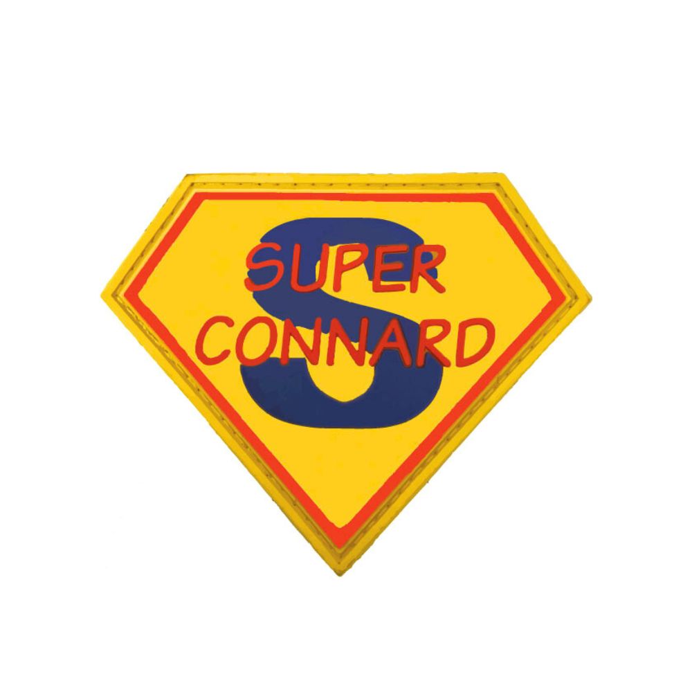 Patch humoristique Super Connard en PVC