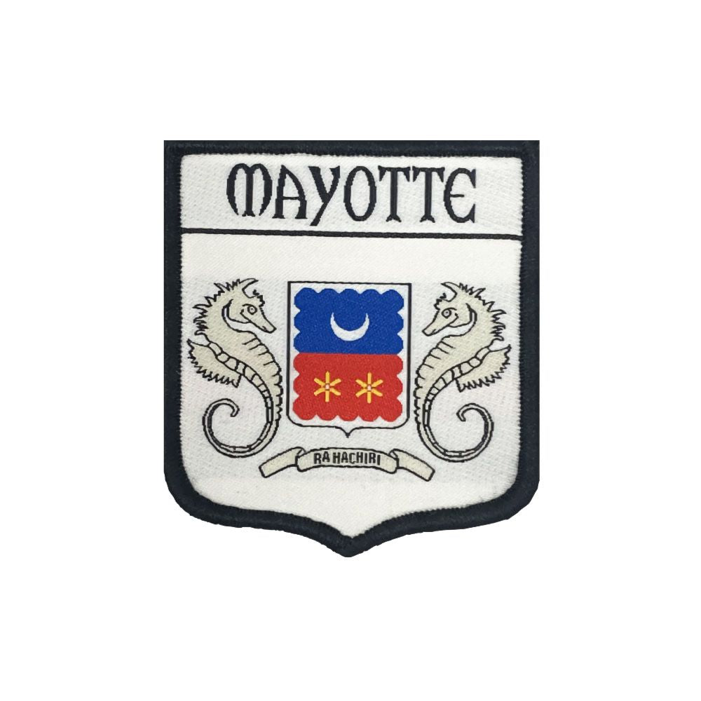 Patch tissu représentant le drapeau de Mayotte