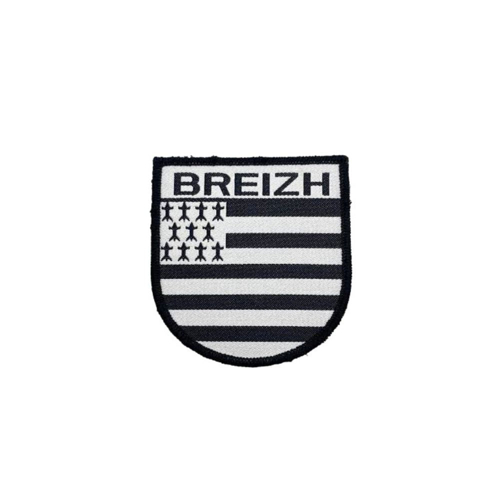 Patch tissu avec visuel de la Bretagne, Breizh Haute Visu
