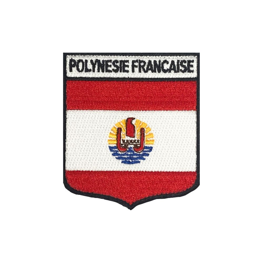 Patch de tissu représentant la Polynésie Française