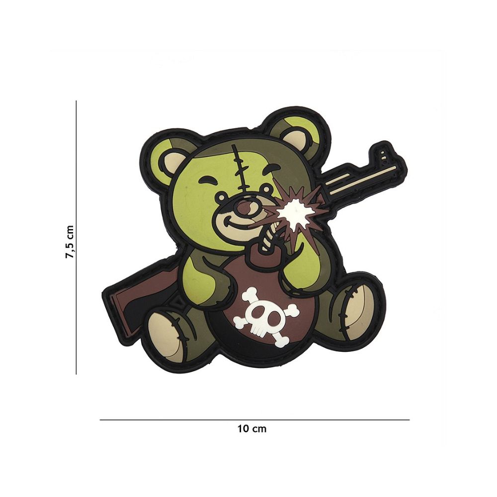 Patch vert Teddy Terror en PVC
