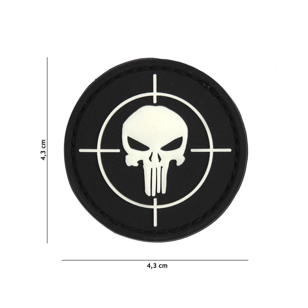 Patch Punisher cible en PVC de haute visibilité