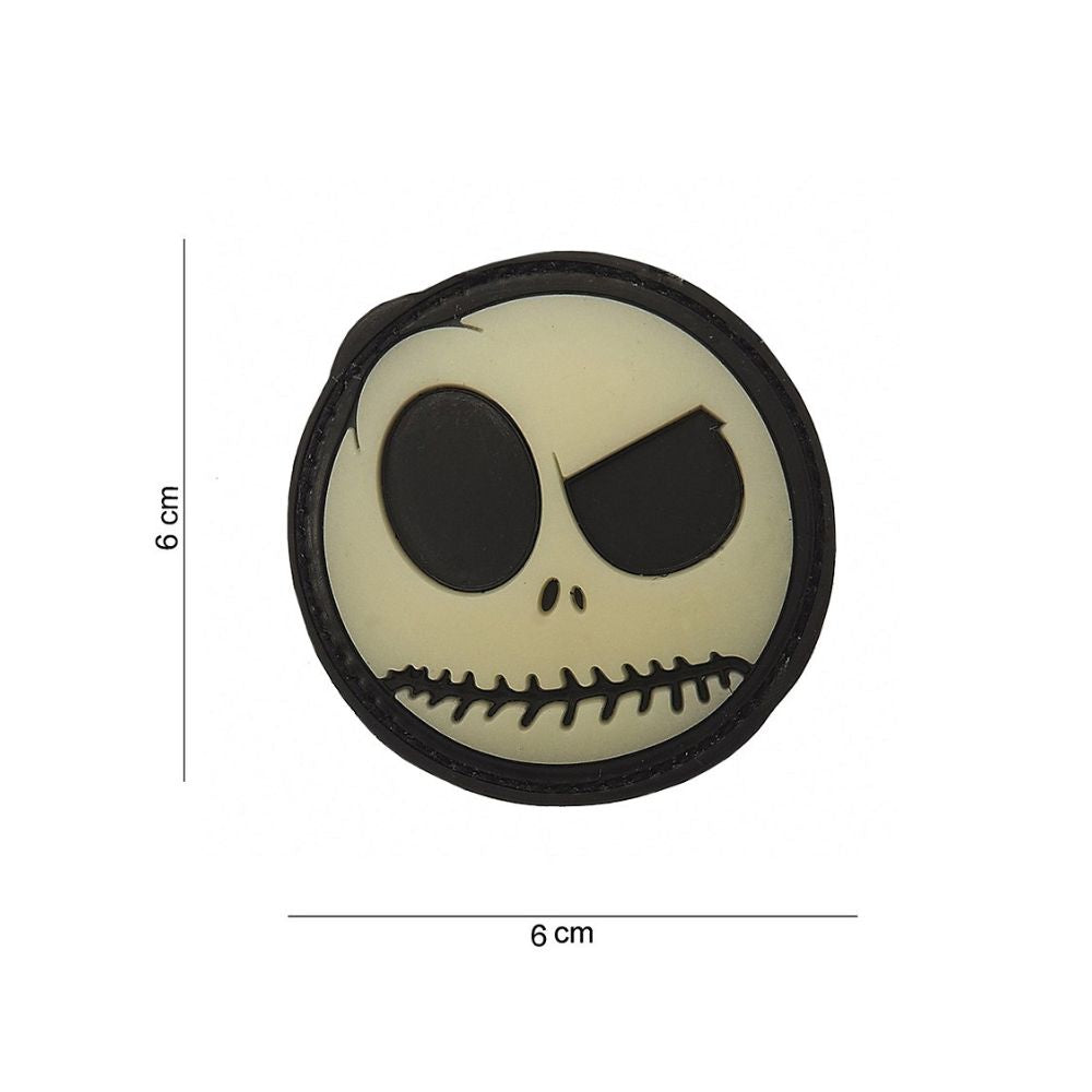 Patch en PVC représentant Jack Nightmare pour personnalisation de vêtements