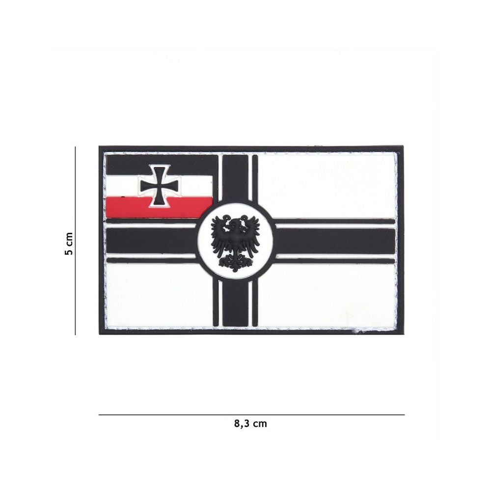 Patch Empire Allemand PVC illustrant le drapeau allemand