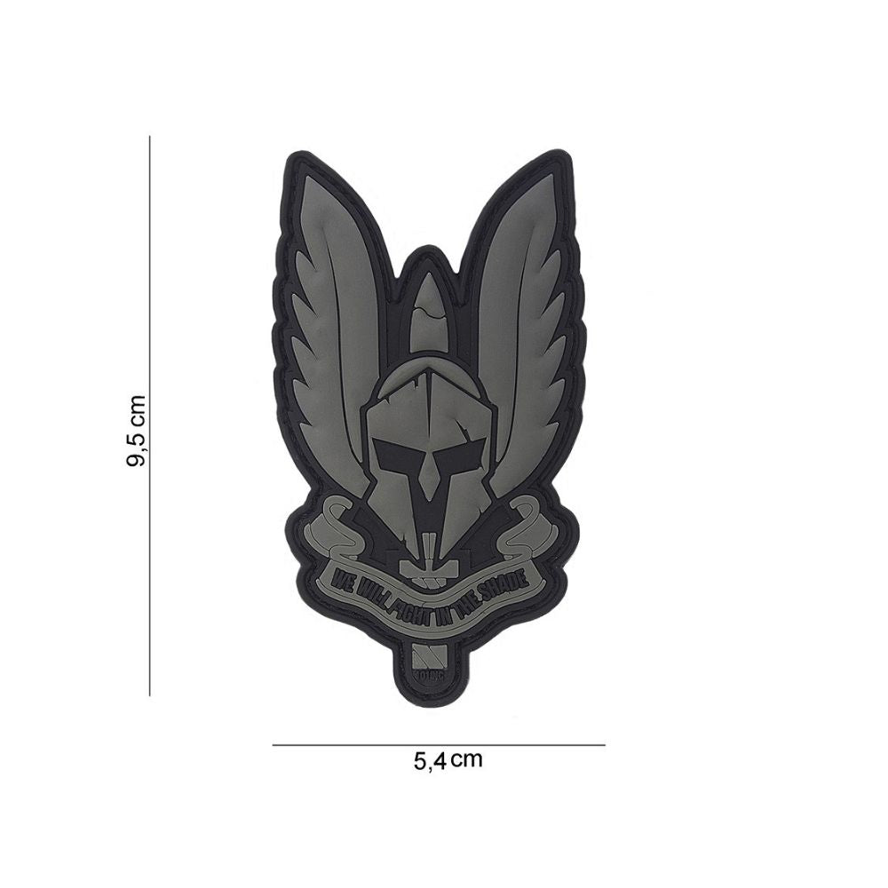 Patch Spartan en PVC gris durable et résistant