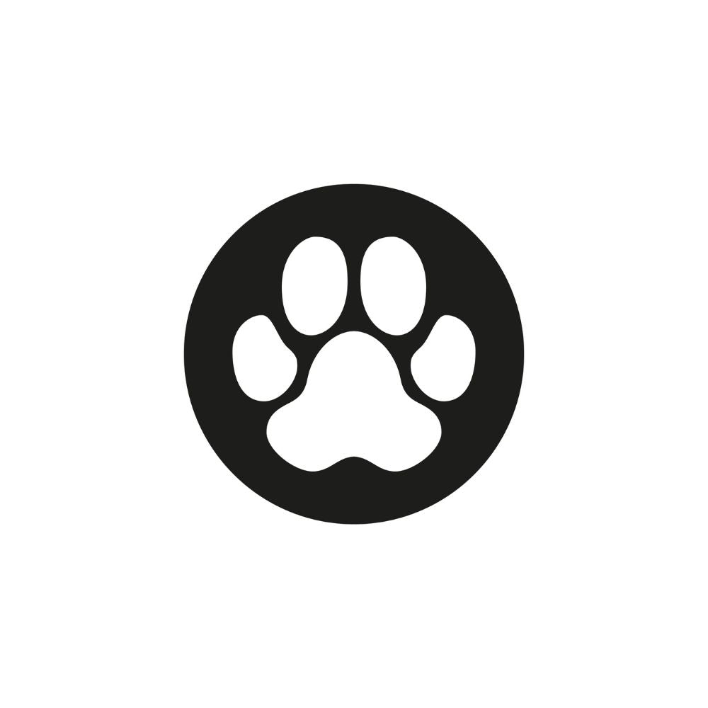 Patch PVC en forme de patte canine blanche pour K9