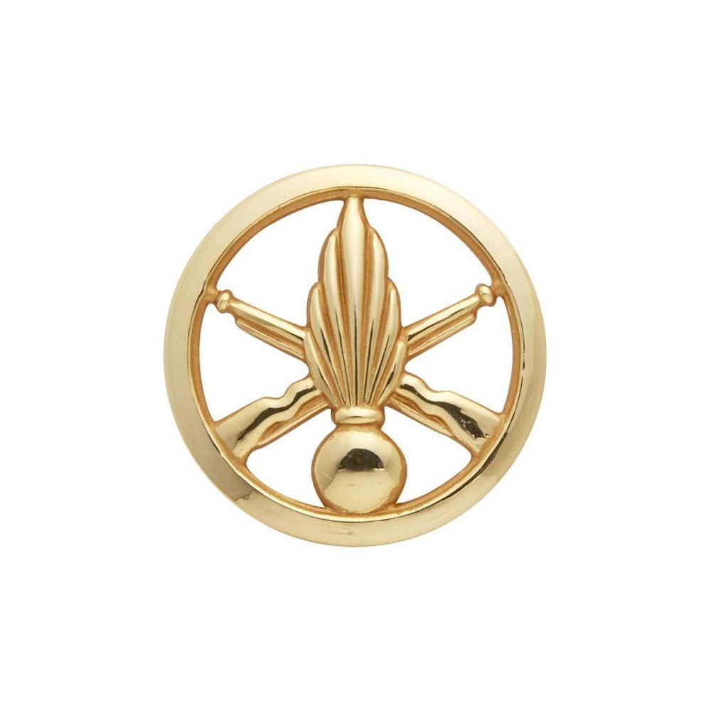 Insigne doré de béret d'infanterie