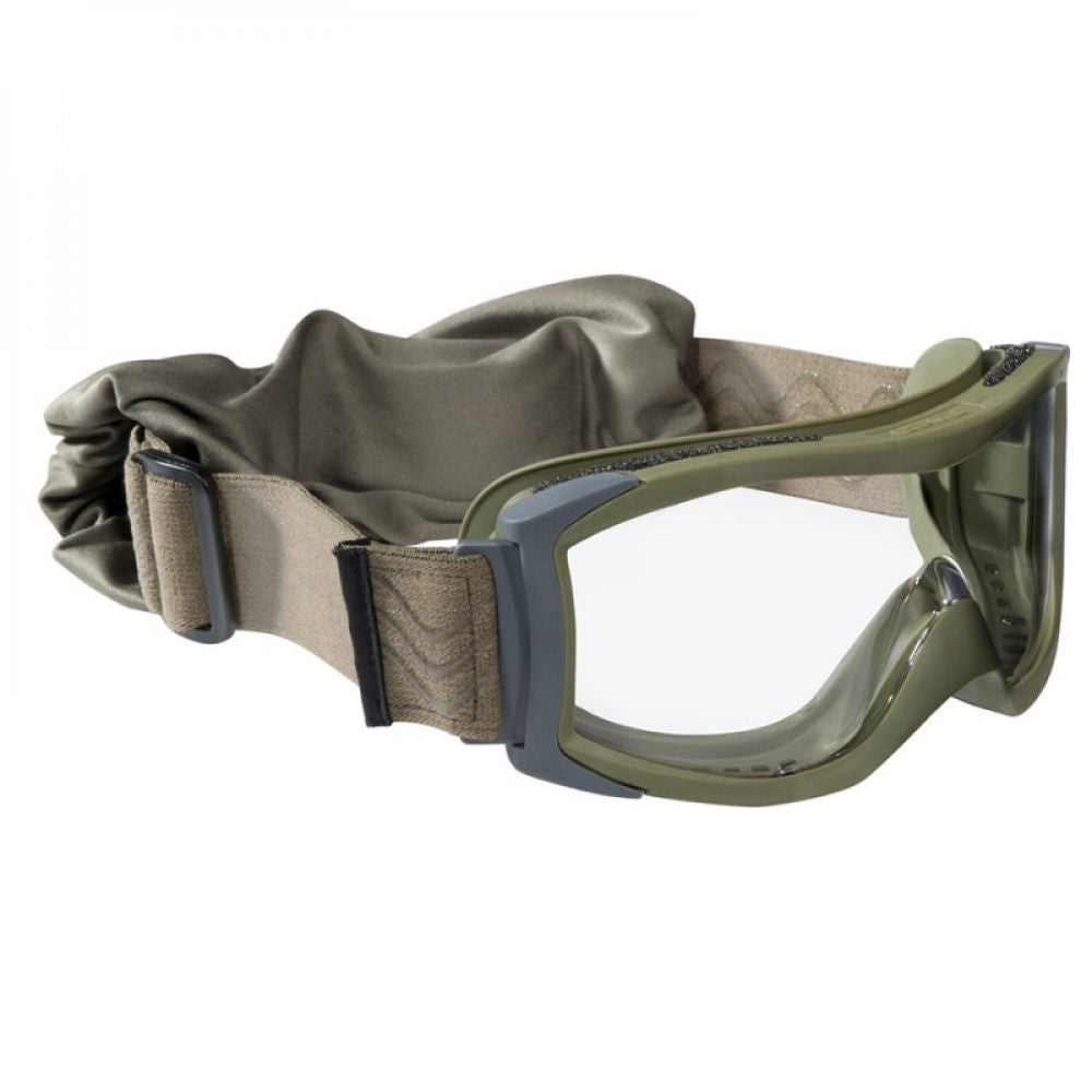 Masque balistique X1000 vert olive de Bolle avec verres interchangeables pour adaptabilité et haute résistance balistique
