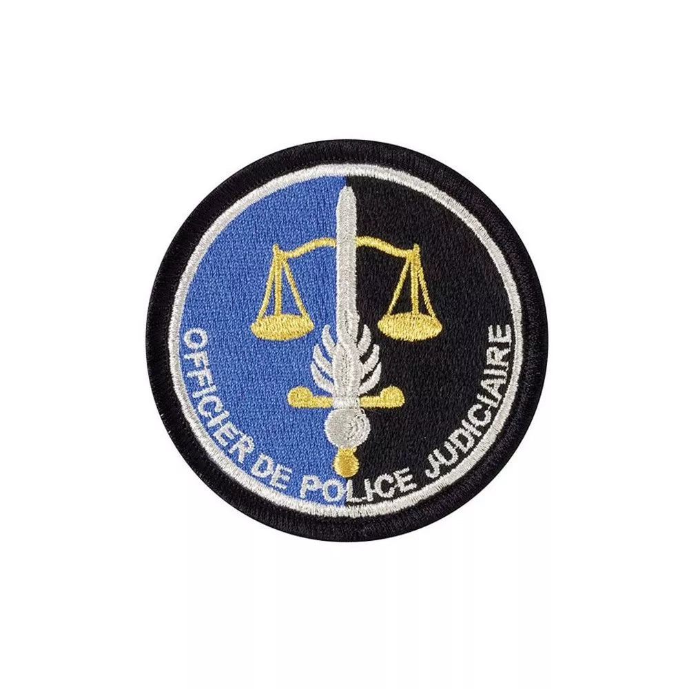 Écusson brodé de Gendarmerie pour Officier de Police Judiciaire