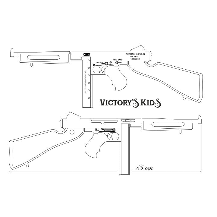 SCHUIMEN THOMPSON GEWEER MODEL 1928 VICTORY'S KIDS