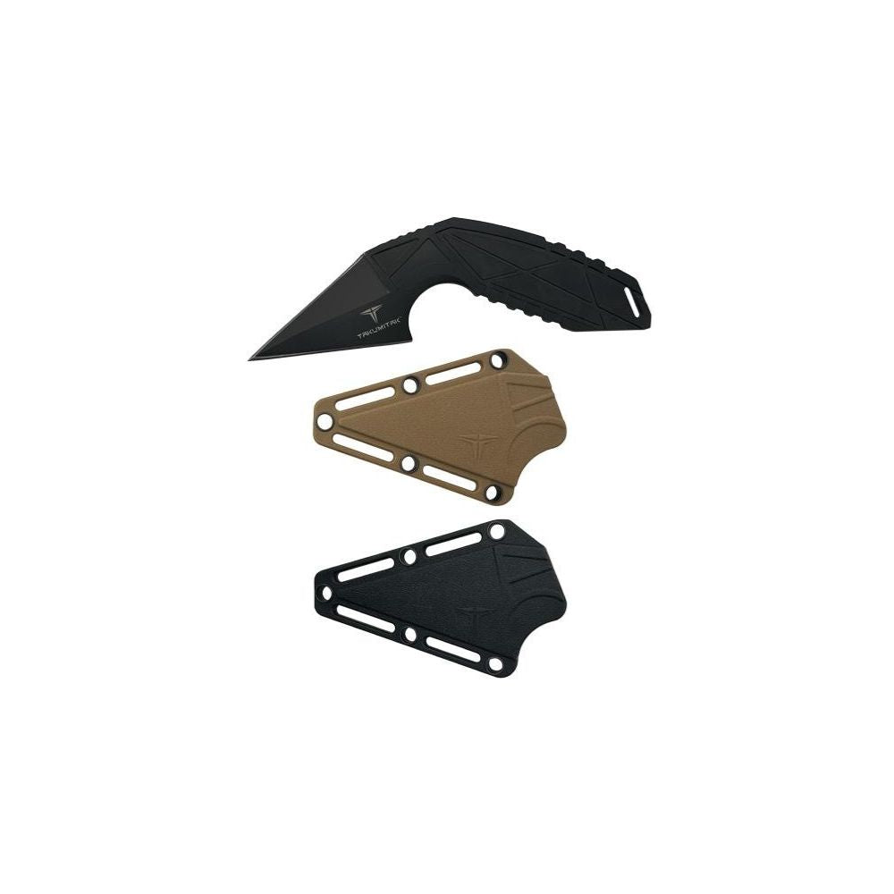 Poignard tactique Takumitak Void en acier robuste avec lame Spear Point et manche confortable