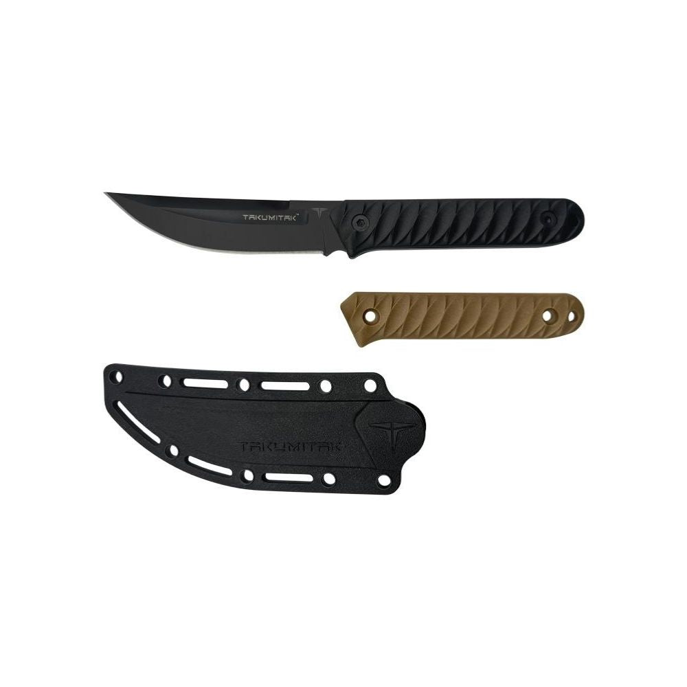 Poignard Ninja Takumitak avec lame en acier 3Cr13 et manche en FRN noir