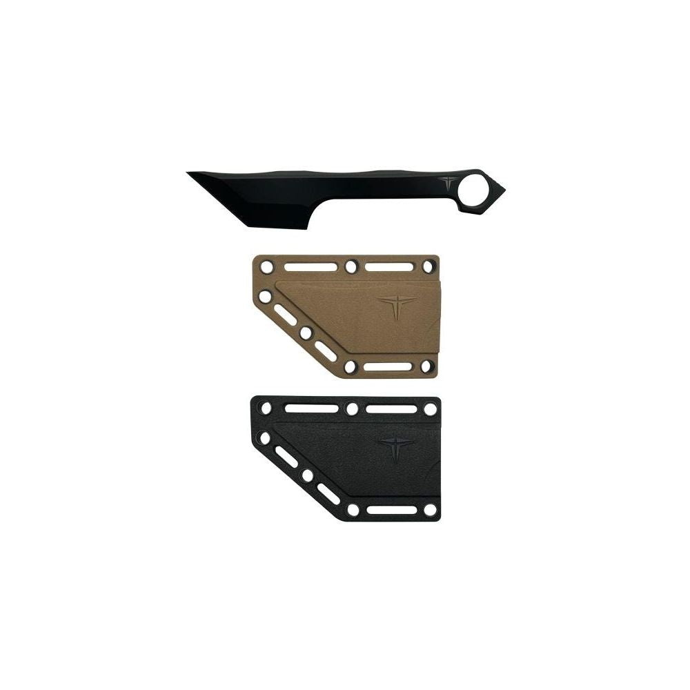 Poignard robuste et polyvalent Takumitak HammerHead en acier 3Cr13 avec lame Straight Back de 7cm et manche de 95mm