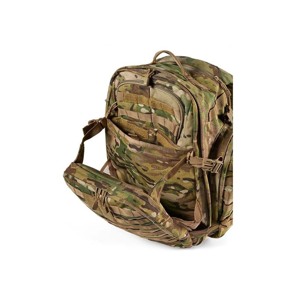 Grand sac à dos tactique Rush 72 Multicam 2.0 de 5.11, résistant, fonctionnel et équipé de nombreux compartiments