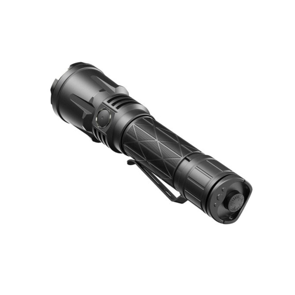 Klarus XT21X PRO 4400 lumens rechargeable tactical lamp in black with USB-C port and powerbank functionality