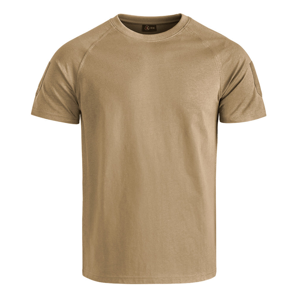 T-shirt STRONG GEN 2 tan A10 Equipment, coton 210 g/m² manches raglan