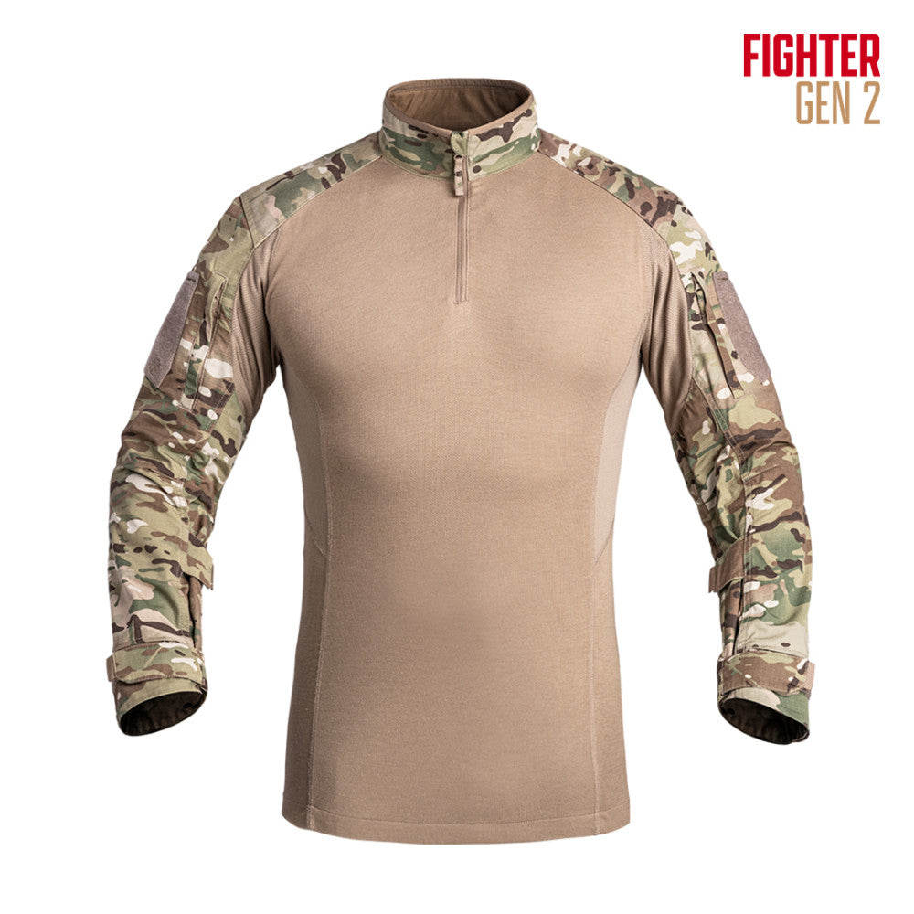 UBAS V3 FIGHTER GEN 2 MultiCam A10 Equipment - chemise de combat vue de face