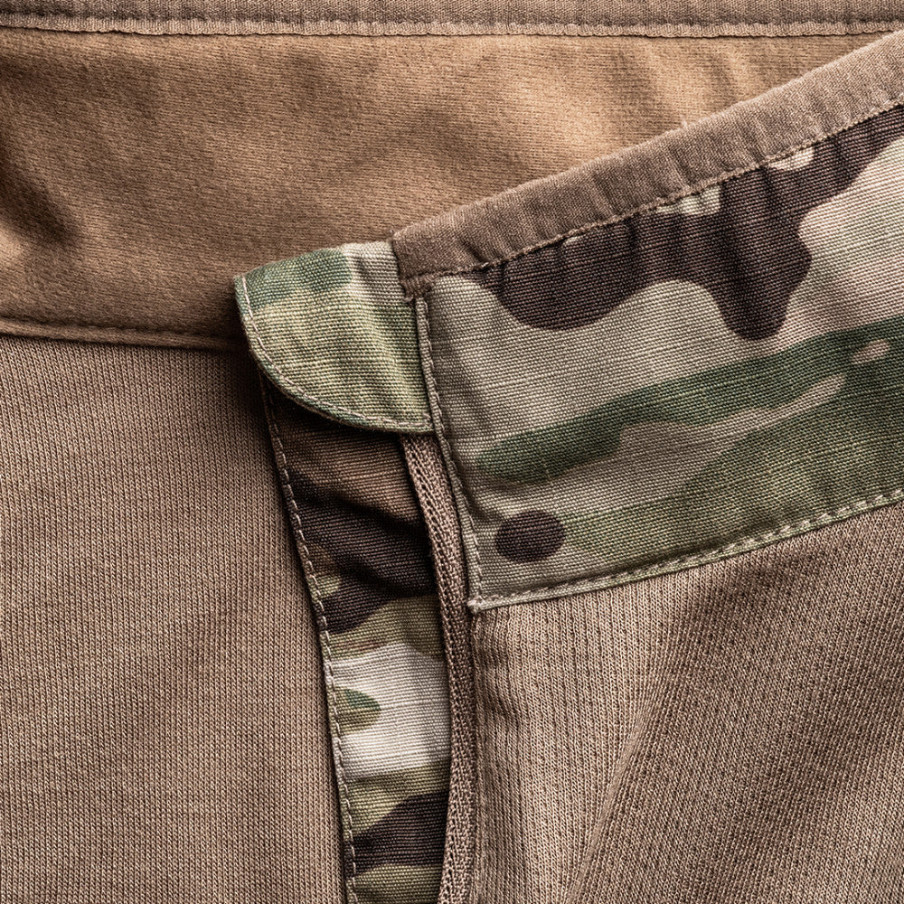 UBAS V3 FIGHTER GEN 2 MultiCam - compartiment coudiere D3O acces exterieur zippe
