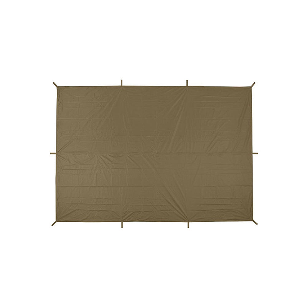 Bâche terrain EXPÉDITION 2x3m résistante et légère de A10 EQUIPMENT, avec enduction imperméable et points d'ancrage renforcés